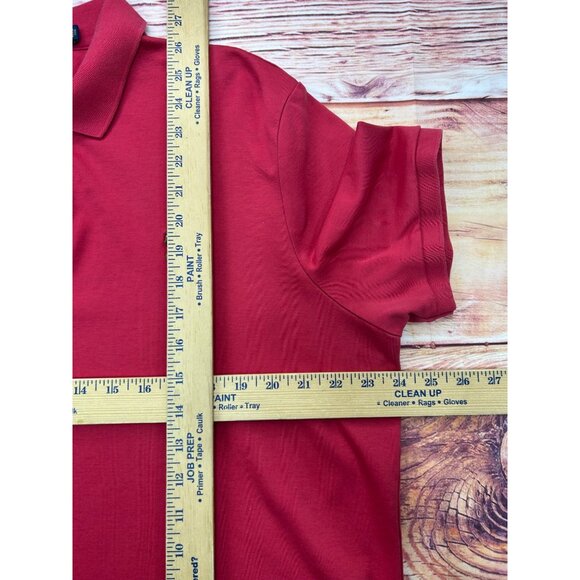 Polo Ralph Lauren Mens Golf Polo XL Red Pima Soft Touch Cotton - Picture 6 of 6
